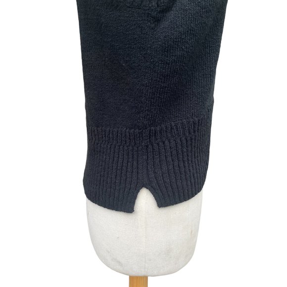 Madewell Minton Double Scoop Neck Boho Festival Neutral Knit Sweater Tank Top-S - Picture 7 of 15